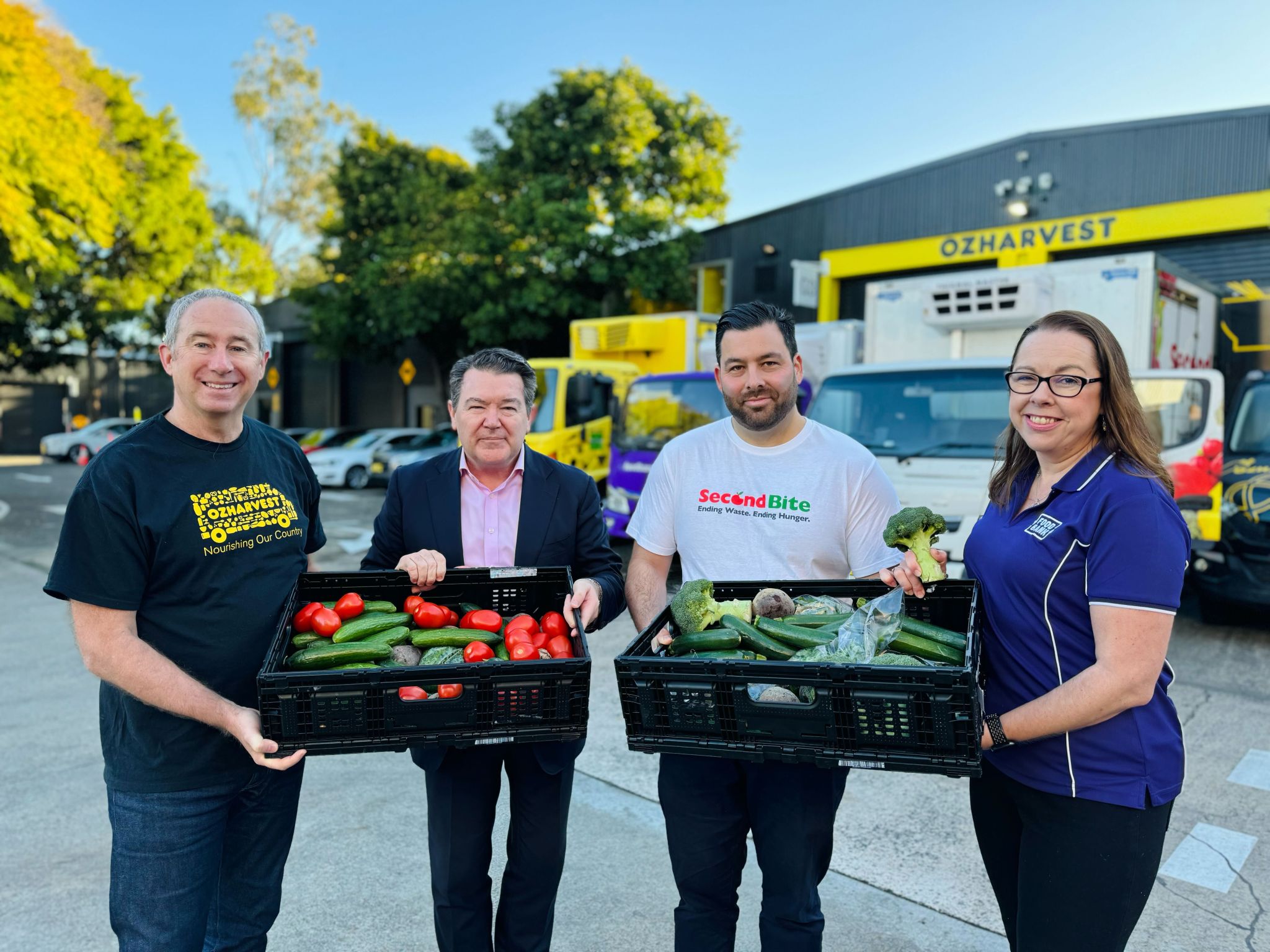 OzHarvest SecondBite FoodBank with Senator Dean Smith Food Donation Tax Incentive